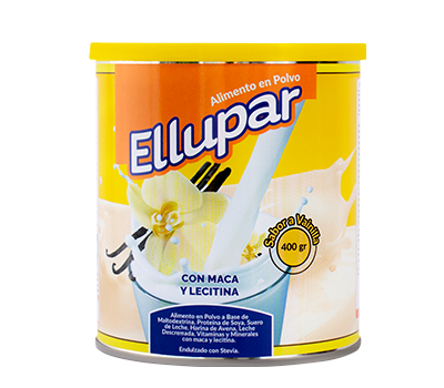 Tarro de Ellupar sabor vainilla de 400 gramos
